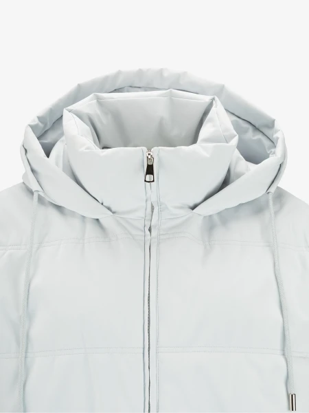 Купить Куртка однотонная женская GENUA G01116-0007 4XL Голубой Артикул: 2000999416569 Фото №2