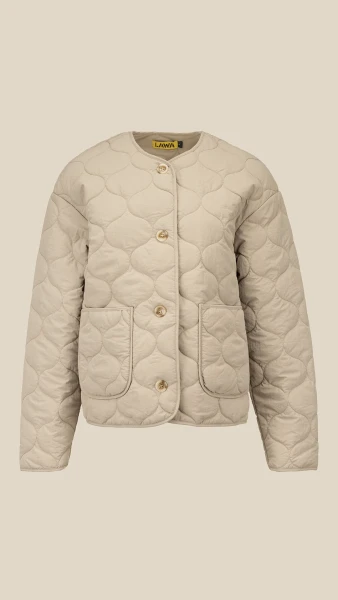 Купити Куртка однотонна жіноча LAWA WBC02500 XL Бежевий Артикул: 2000999458637 Фото №8