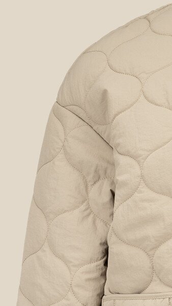 Купить Куртка однотонная женская LAWA WBC02500 S Бежевый Артикул: 2000999458606 Фото №9