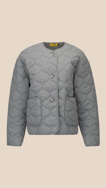 Купити Куртка однотонна жіноча LAWA WBC02500 XS Сірий Артикул: 2000999470721 Фото №9