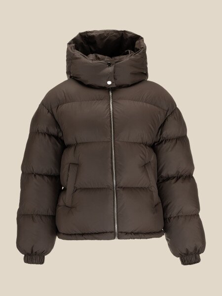 Купити Куртка однотонна жіноча LAWA WBC02529 XS Мокко Артикул: 2000999653391 Фото №1