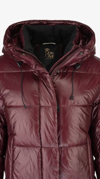 Купить Куртка однотонная женская On me M505 S Бордовый Артикул: 2000999155048 Фото №11