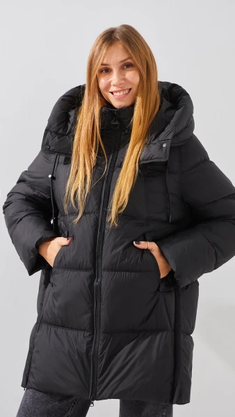 Купить Куртка однотонная женская On me TM-BF-C386 L Черный Артикул: 2000999156632 Фото №1