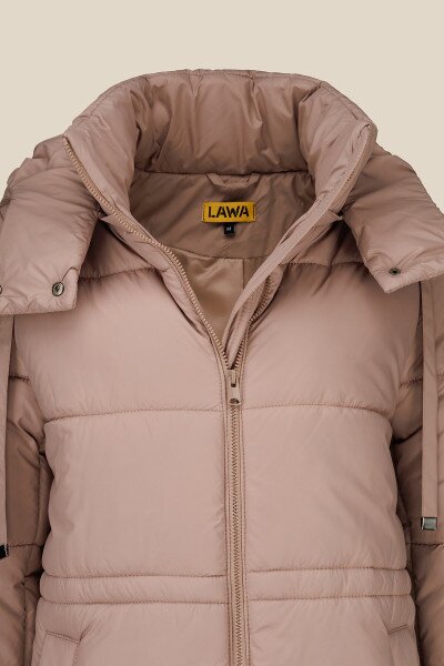 Купити Куртка однотонна жіноча LAWA WBC02440 S Бежевий Артикул: 2000990830104 Фото №9
