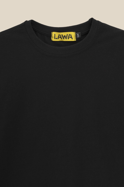 Купить Лонгслив однотонный для девочки LAWA GBC02303 164 см Черный Артикул: 2888000011695 Фото №2
