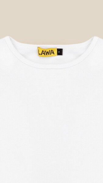 Купить Лонгслив однотонный женский LAWA WBC02328 XS Белый Артикул: 2000999259319 Фото №8