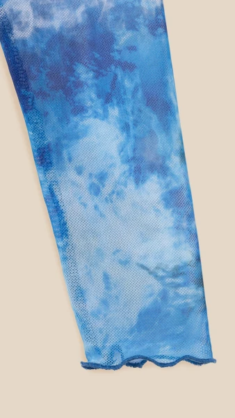 Лонгслів з візерунком жіночий LAWA WBC02375 XS Блакитний  Фото №8
