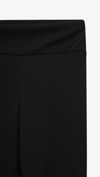 Купить Лосины трикотажные однотонные женские SL 254 42 Черный Артикул: 2000999214585 Фото №8