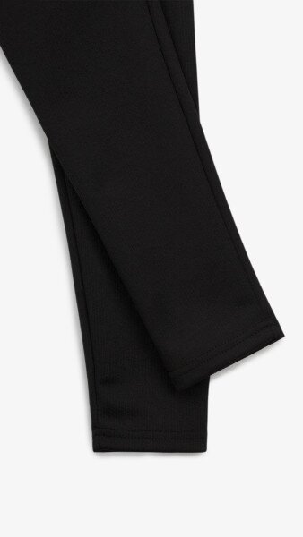 Купить Лосины трикотажные однотонные женские SL 254 42 Черный Артикул: 2000999214585 Фото №9