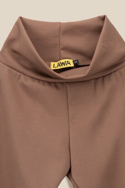 Купити Лосини однотонні жіночі LAWA WBC02307 XS Мокко Артикул: 2000990791535 Фото №10