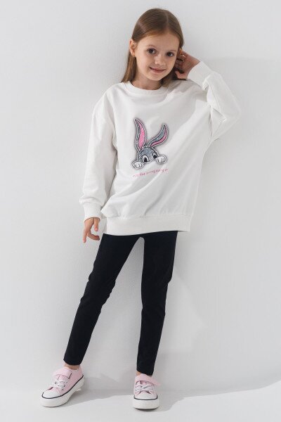 Купити Лосини однотонні для дівчинки Happy Kids 812-1 104 см Чорний (2000990724168D) Артикул: 2000990724168 Фото №1