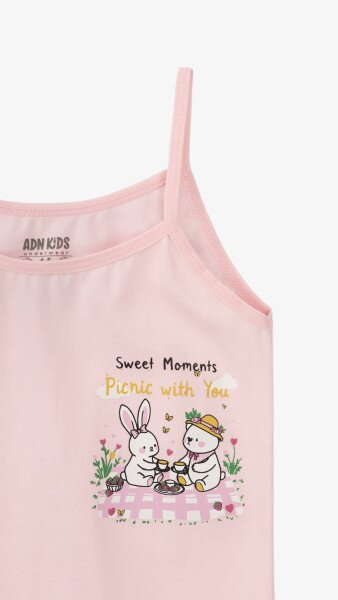 Купить Майка-белье для девочки ADN Kids 7510-K258 92-98 см Розовый Артикул: 2000999405723 Фото №2