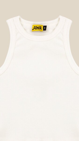 Купити Майка однотонна для дівчинки LAWA GBC02347 134 см Молочний Артикул: 2000999243219 Фото №8