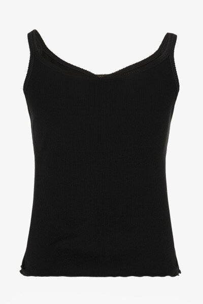 Купити Майка однотонна жіноча W23-24 One Size Чорний (2000989430056S) Артикул: 2000989430056 Фото №9