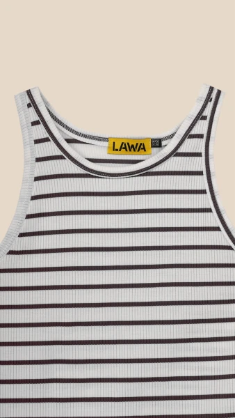 Купити Майка з візерунком жіноча LAWA WBC02470 M Чорно-білий Артикул: 2000999215179 Фото №8