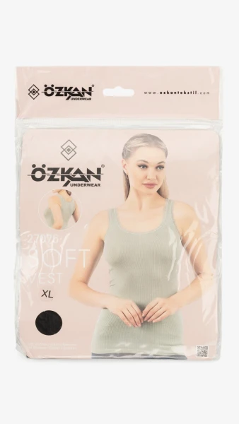 Купить Майка женская OZKAN 27075 XL Черный Артикул: 2000999264276 Фото №8