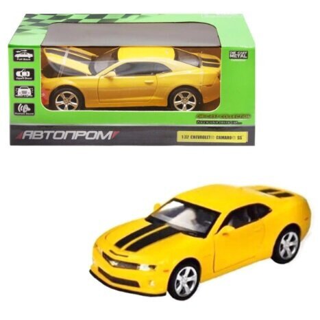 Купить Машина Chevrolet Camaro SS АВТОПРОМ 4346 Желтый (2000989384878) Артикул: 2000989384878 Фото №1