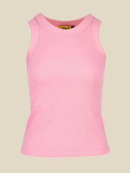 Купить Майка однотонная женская LAWA WBC02305 XS Розовый Артикул: 2000990634818 Фото №6