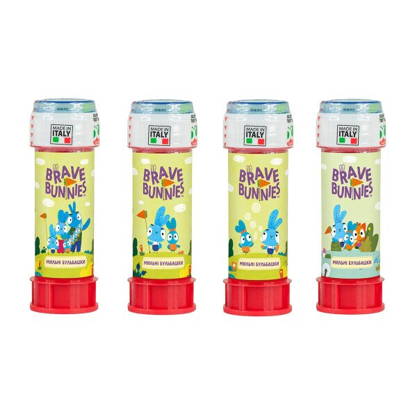 Купити Мильні бульбашки – BRAVE BUNNIES 103001110071 (8000007321407) Артикул: 8000007321407 Фото №2