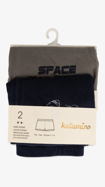 Купить Набор трусов 2 шт для мальчика Katomino К128492 98-104 см Темно-серый+т.синий Артикул: 2000999147302 Фото №8
