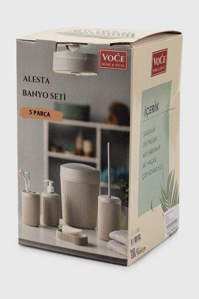 Купить Набор для ванной 5шт Bee Home VC-150 Пудровый (2000990531278A) Артикул: 2000990531278 Фото №9