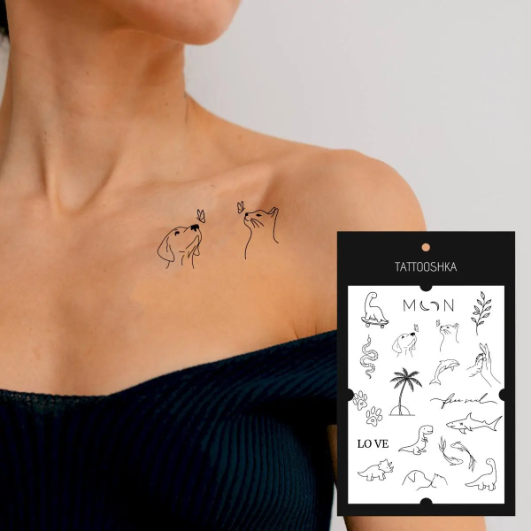 Купить Набор тату "Динозаврики" Tattooshka LB-148 (4825800010235) Артикул: 4825800010235 Фото №3