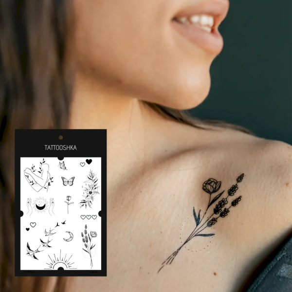 Купити Набір тату "Популярні хіти" Tattooshka LB-116 (5805800013039) Артикул: 5805800013039 Фото №2