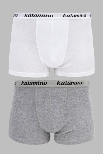 Купить Набор трусов 2 шт для мальчика Katomino К128010 98-104 см Серо-белый (2000990706577A) Артикул: 2000990706577 Фото №1
