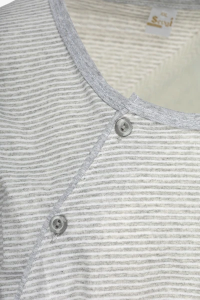 Ночная рубашка для кормящих Betul 3187 4XL Серый  Фото №8