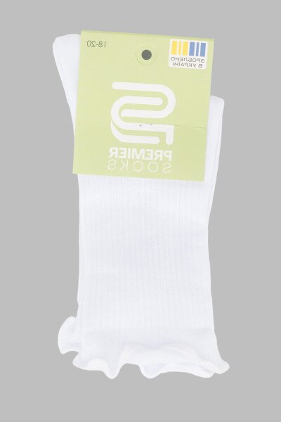 Купити Шкарпетки для дівчинки Premier Socks Рюші 18-20 Білий (4820203340033A) Артикул: 4820203340033 Фото №7