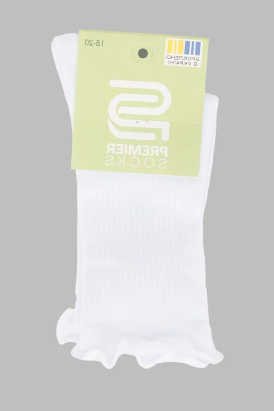Купить Носки для девочки Premier Socks Рюши 18-20 Белый (4820203340033A) Артикул: 4820203340033 Фото №7