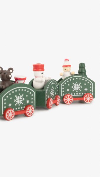 Купить Новогодняя игрушка Поезд SW03187 Зеленый Артикул: 2000999328640 Фото №2