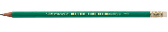 Купити Олівець BIC Evolution 880332 924 655 HB з гумкою (3086123275133)(SC) Артикул: 3086123275133 Фото №1