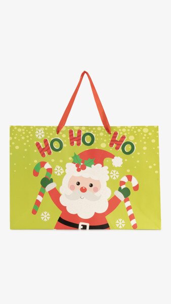 Купити Пакет паперовий новорічний JUMBO XMAS 760295ЬД Салатовий Артикул: 2000999372094 Фото №2