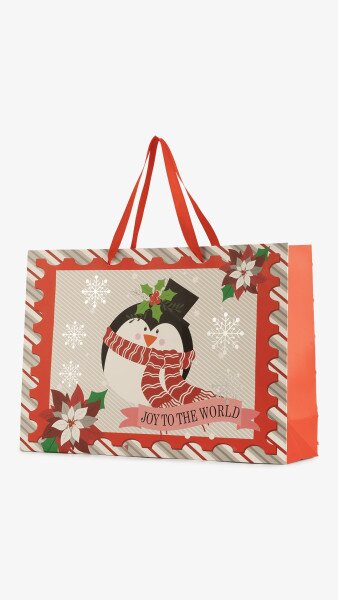 Купить Пакет паперовий новорічний JUMBO XMAS 760295ЬД Сірий​ Артикул: 2000999372100 Фото №1