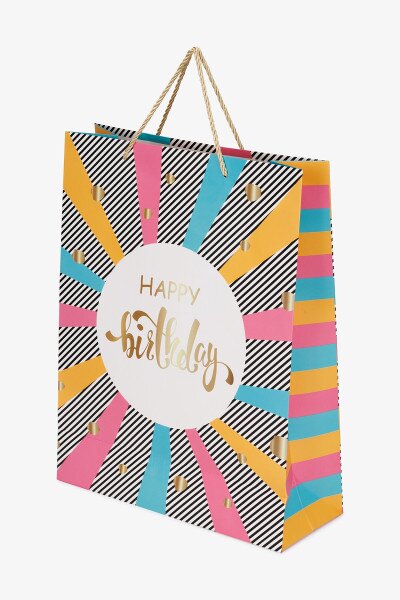 Купить Пакет подарочный HAPPY BIRTHDAY DW0510X25 Разноцветный Артикул: 2000990854827 Фото №2