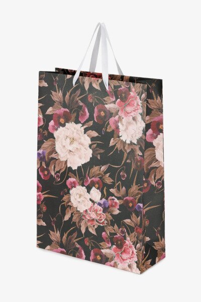 Купить Пакет подарочный JUMBO Flores 760240ML Черно-коричневый Артикул: 2000991026957 Фото №2
