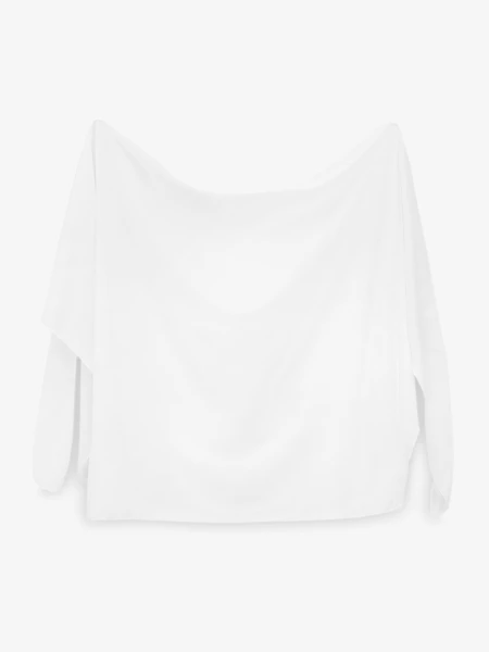 Купити Туніка пляжна однотонна жіноча GENUA 6613 One Size Білий Артикул: 2000990926586 Фото №6