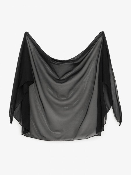 Купити Туніка пляжна однотонна жіноча GENUA 6613 One Size Чорний Артикул: 2000990926579 Фото №6