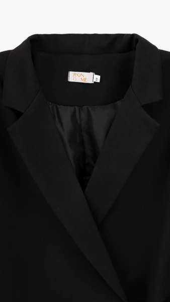 Купить Пиджак однотонный женский GENUA 2501-K 5XL Черный Артикул: 2000999402555 Фото №8