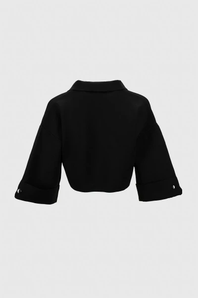 Пиджак однотонный женский Femme 1012 L Черный (2000989871354D)  Фото №10