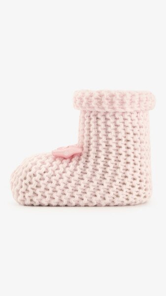 Купити Пiнетки в'язані для дівчинки Very Socks 140 0-1 рік Світло-рожевий Артикул: 2000999408120 Фото №3