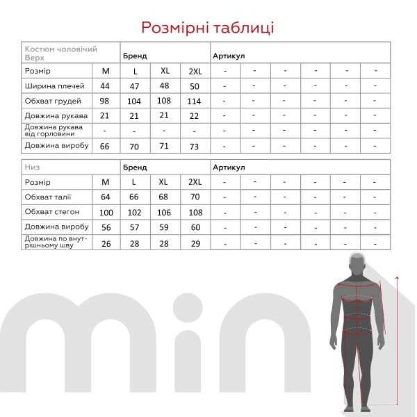 size grid