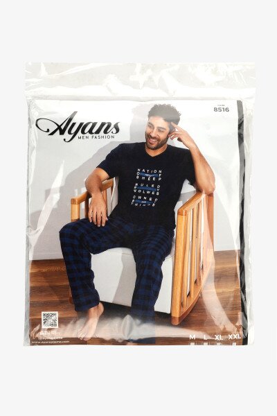 Купить Пижама мужская AYANS S Синий Артикул: 2000991060289 Фото №15