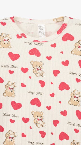 Купити Піжама для дівчинки DALMINA Little Bear 104 см Молочний Артикул: 2000999243790 Фото №10