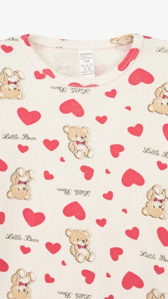 Пижама для девочки DALMINA Little Bear 104 см Молочный  Фото №9
