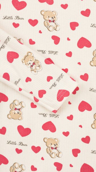 Купити Піжама для дівчинки DALMINA Little Bear 104 см Молочний Артикул: 2000999243790 Фото №11