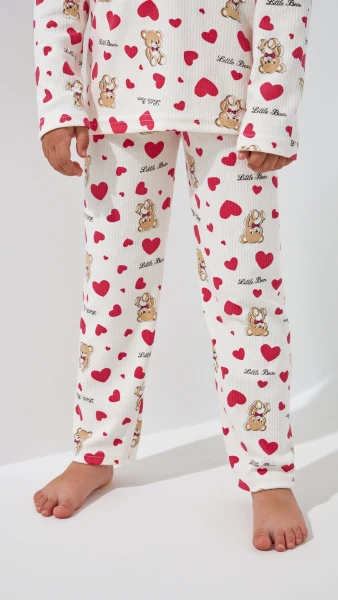 Пижама для девочки DALMINA Little Bear 104 см Молочный  Фото №3