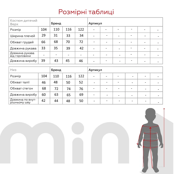 size grid