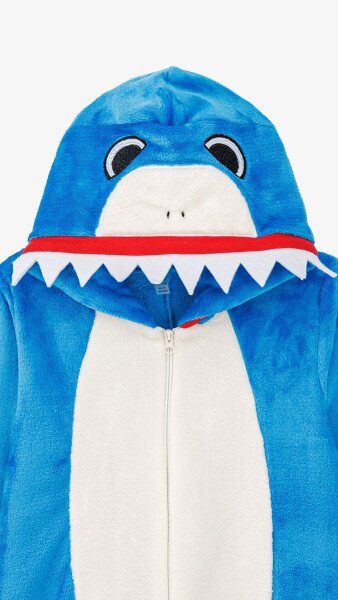 Купить Пижама для мальчика Кигуруми Dexters Shark 92-98 см Голубой Артикул: 2000999313165 Фото №8
